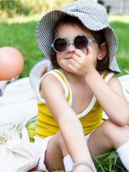 Ki ET LA Woam - sunglasses for kid 2-4 years, blue sky