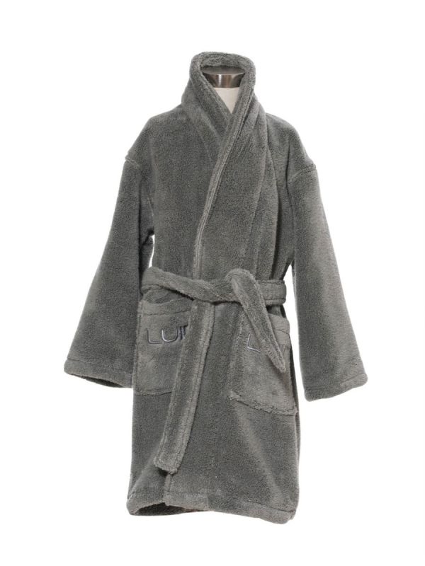 A soft Luin Living children's bathrobe that brings a touch of spa luxury to the laundry room of your home. After the shower and sauna, the child can wrap himself in a bathrobe. The bathrobe is just as soft and lovely as promised!