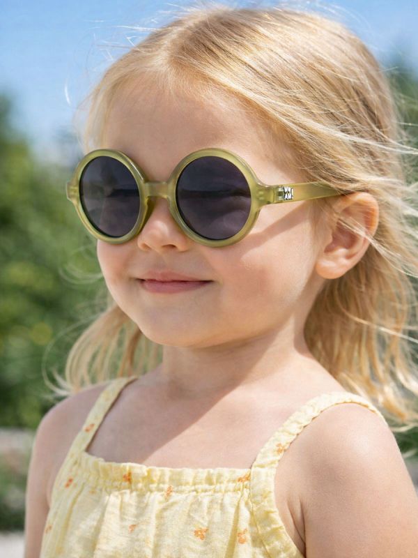 Ki ET LA Woam - sunglasses for baby 4-6y, olive