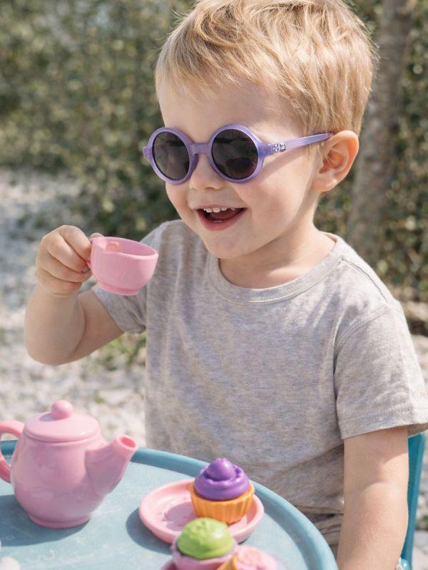Ki ET LA Woam - sunglasses for baby 4-6 years, purple