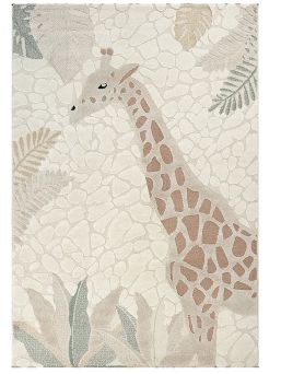 Giraffe children's room rug 120 × 70 cm