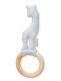 Charming Cam Cam Copenhagen rattle shaped as a small giraffe.