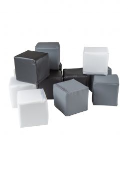 Soft play blocks for the children's room - build an obstacle course, a fortress or even a tall tower safely from blocks