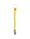 Pacifier holder flower, yellow