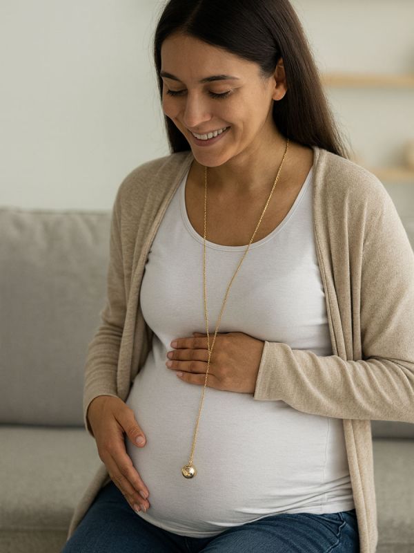 Gold plated necklace Rings 100cm