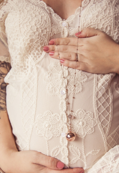 Bola for mom to be, Babybell Fine silver | PROUD MAMA
