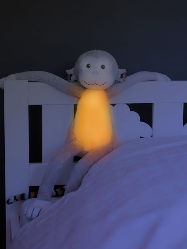Zazu Max Monkey Soft toys with night light and music box.