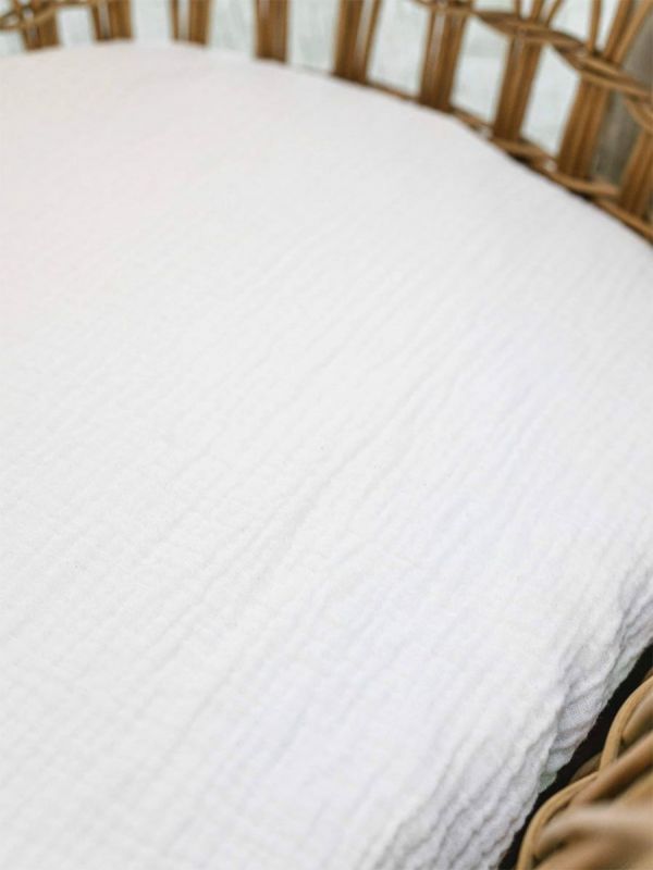 Baby gauze under sheet 60x120cm, cream