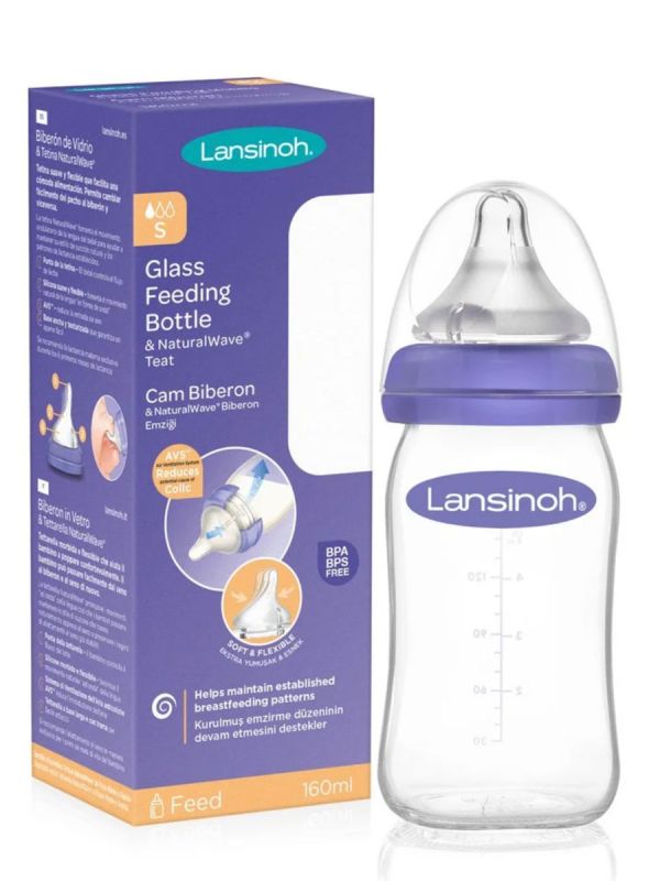 Lansinoh NaturalWave Glass baby bottle – My Dr. XM
