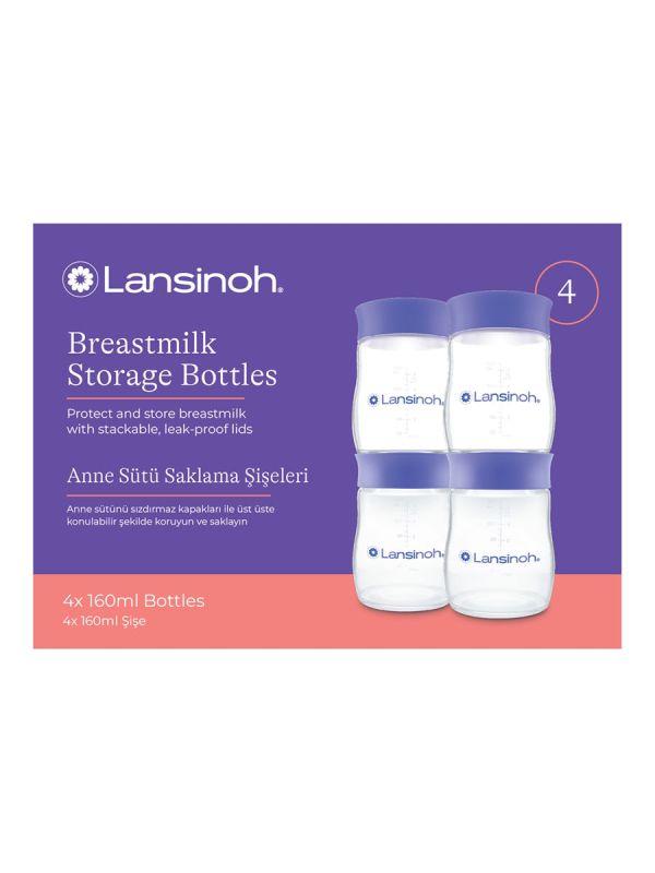 Lansinoh Breastmilk Storage Bottles 4pcs