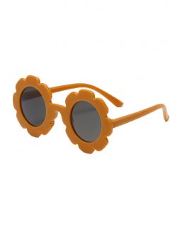 Kids sunglasses Flower, rust