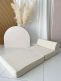 Children's recliner 3in1, bouncle cream