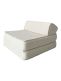 Children's recliner 3in1, bouncle cream