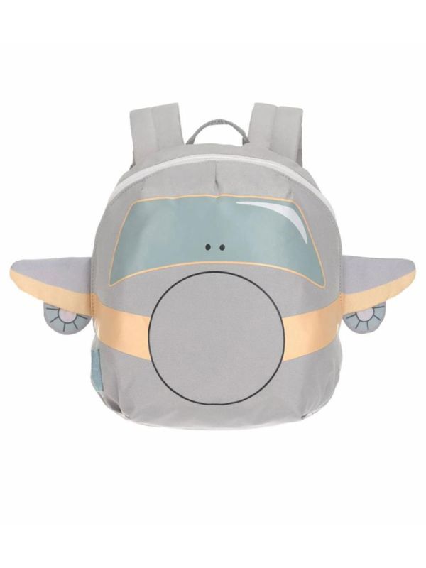 Children's Backpack Lässig - Flygplan grey