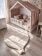 Leaf Bouclé play mat for baby and children's room