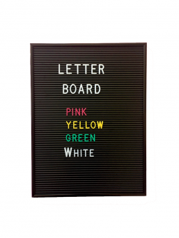 Changeable Letter Board (black)