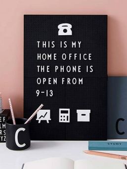 Letter Board A4 - write your motto, menu, price list or your favorite words on the stylish Letter Board.