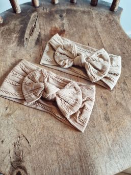 Wide bow headband for baby 2-pack
