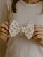 Wide bow headband for baby 3-pack, roses