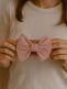 Wide bow headband for baby 3-pack, roses