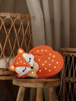 Little Lights Night Light, Fox Wild Orange