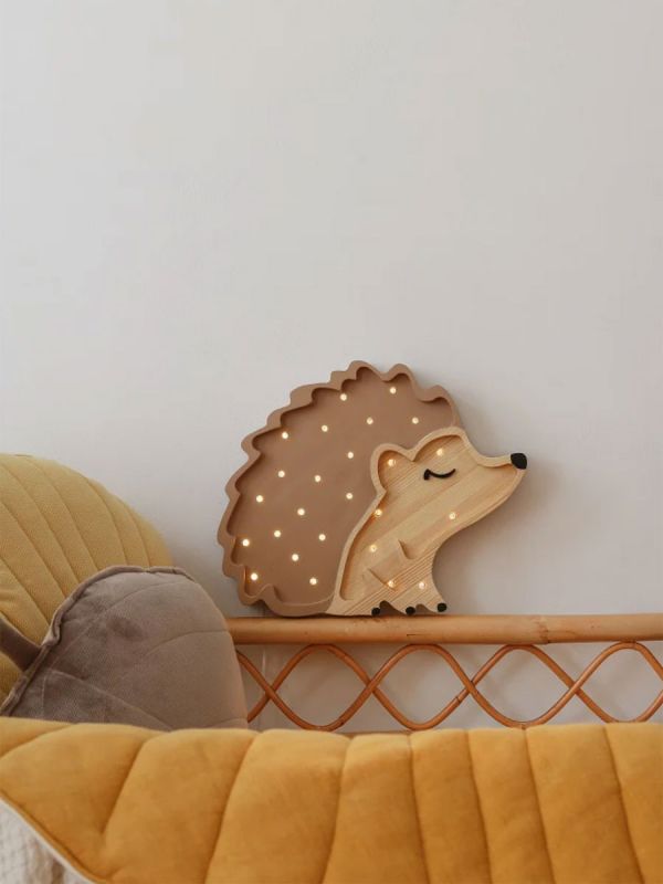 Little Lights Night light, Hedgehog Autumn Brown