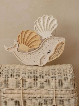Little Lights Night light, Whale Albino White