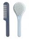 Luma, baby hair comb and brush, Iron Blue