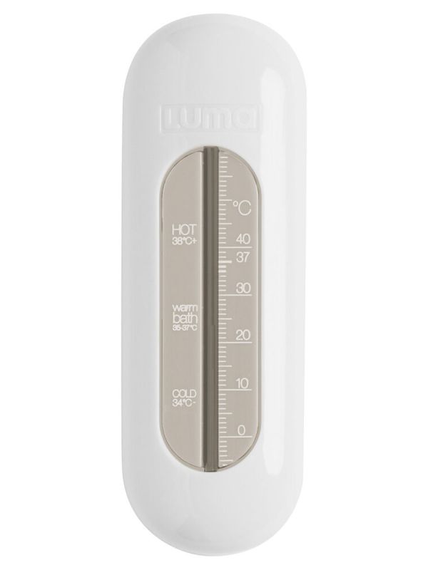Luma, baby bath thermometer, White