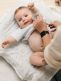 Organic Cotton Muslin Cloths 3-Pack, cream | DOOMOO