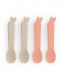 Kiddish spoon 4-pack Lalee, Sand / Coral