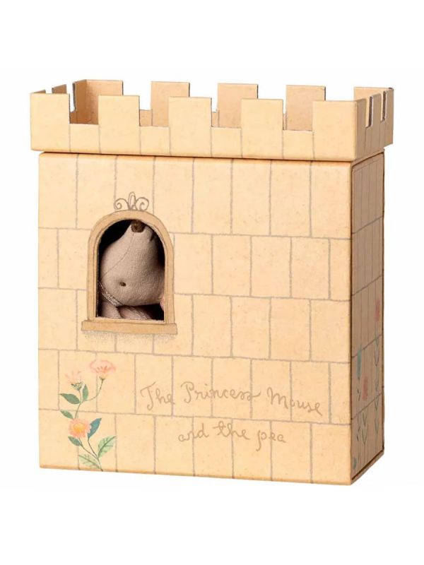 Maileg Princess Mouse and Pea – Fairytale Toy Set for Children