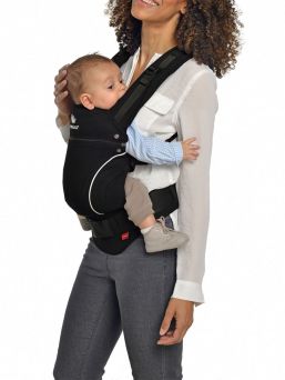 Manduca First PureCotton Baby Carrier - Night Black