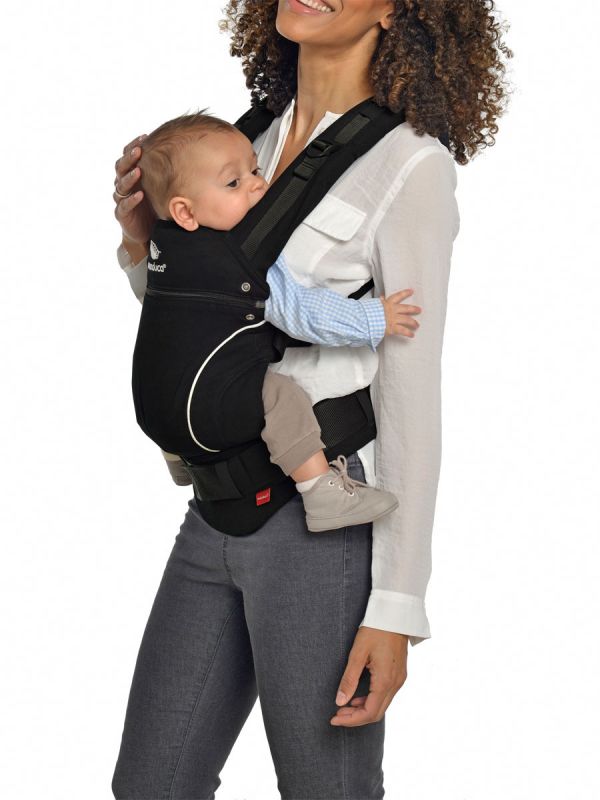 Manduca First PureCotton Baby Carrier - Night Black