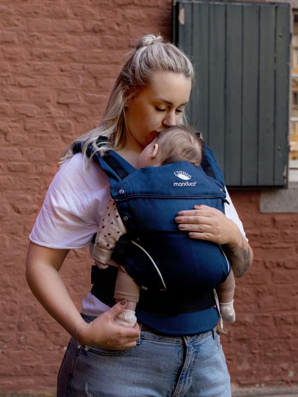 Manduca First PureCotton Baby Carrier - Navy