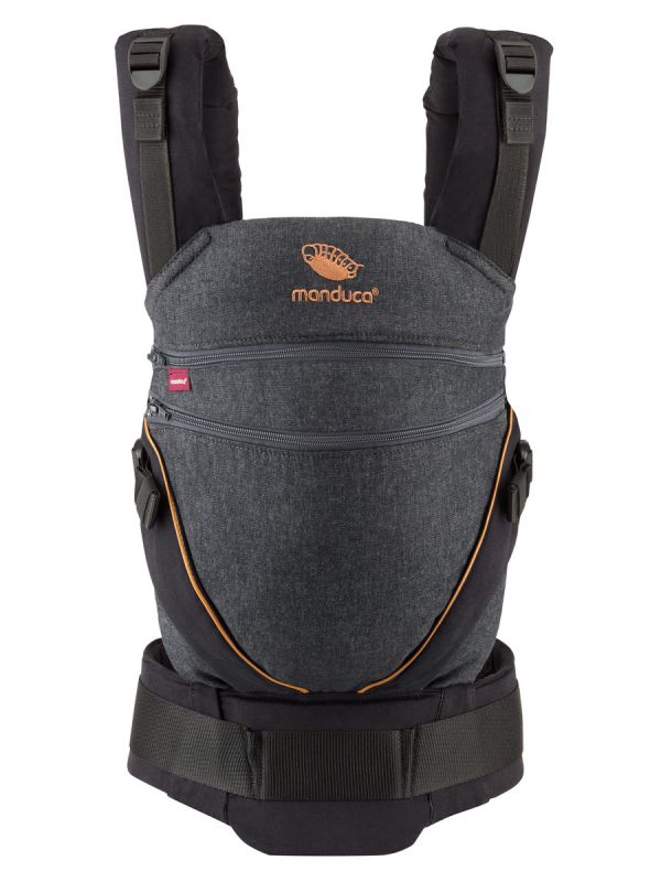 Manduca - XT all-in-one carrier, denimblack-toffee