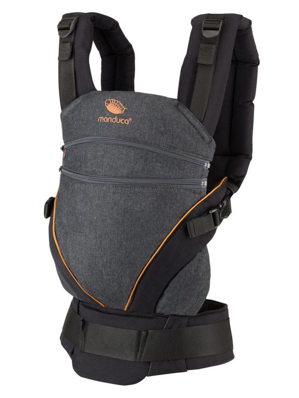 Manduca - XT all-in-one carrier, denimblack-toffee