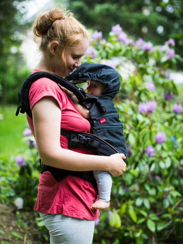 Manduca - XT all-in-one carrier, denimblack-toffee