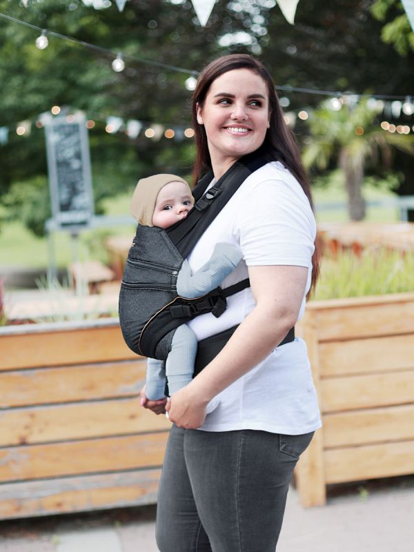 Manduca - XT all-in-one carrier, denimblack-toffee