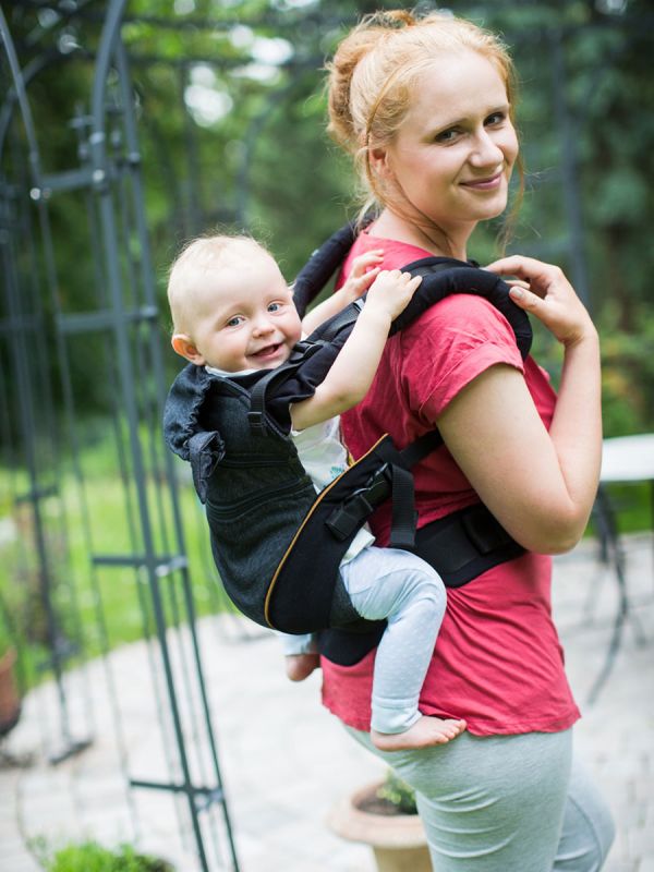 Manduca - XT all-in-one carrier, denimblack-toffee