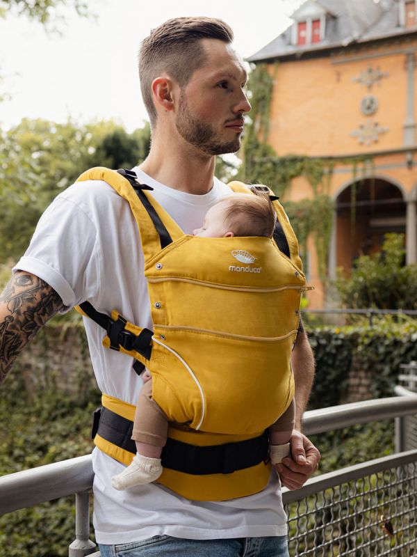 Manduca First PureCotton Baby Carrier - Gold