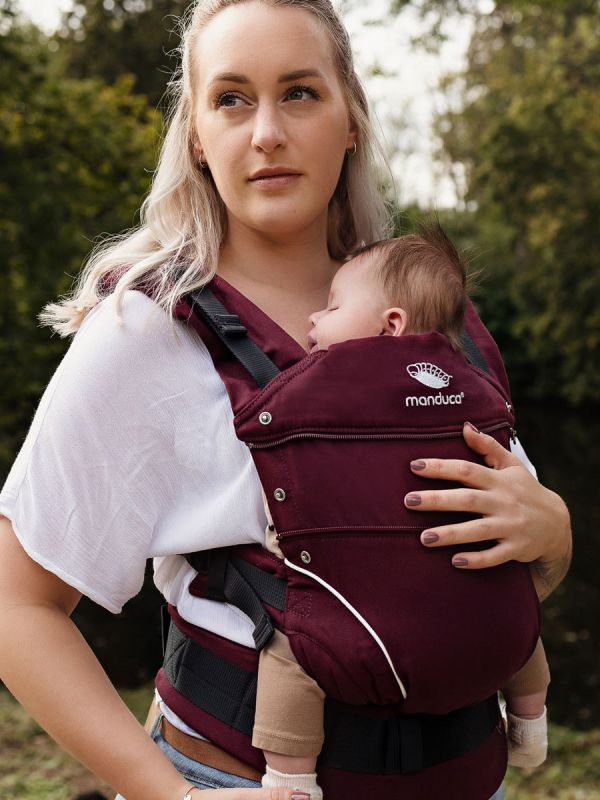 Manduca - First PureCotton Baby Carrier - Berry