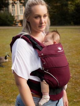 Manduca First PureCotton Baby Carrier - Berry