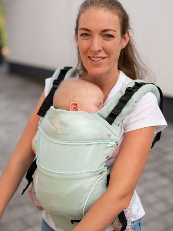Manduca First PureCotton Baby Carrier - Mint