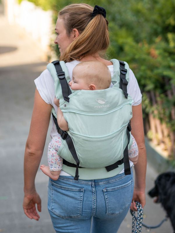 Manduca First PureCotton Baby Carrier - Mint