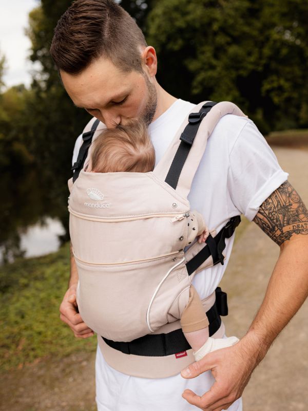 Manduca - First PureCotton Baby Carrier - Powder