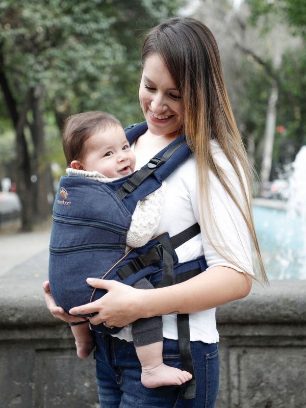Manduca XT all-in-one carrier, denimblue-toffee