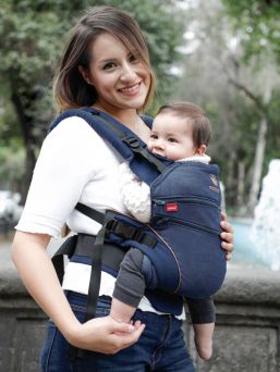 Manduca XT all-in-one carrier, denimblue-toffee