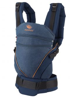 Manduca XT all-in-one carrier, denimblue-toffee