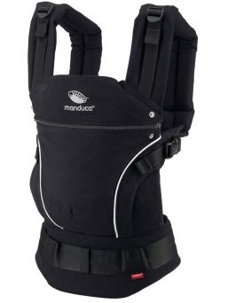 Manduca First PureCotton Baby Carrier - Night Black